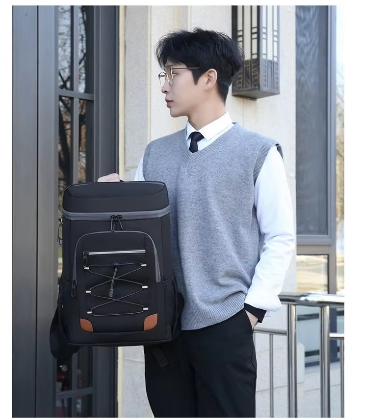 Large Capacity Cooling Totes Bento Thermal Insulation Lunch Bags for Outdoor Picnic Food Storage Insulated Cooler Bag - product detail