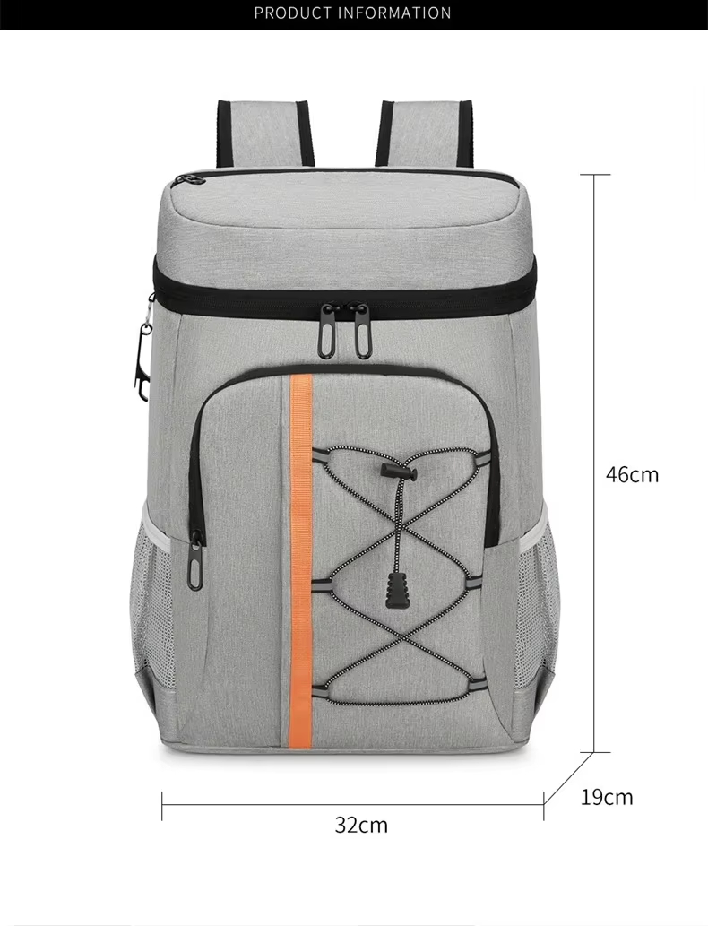 Large Capacity Thermal Bag Cooling Thickened Oxford Cube Lunch Box Insulated Bucket Storage Box Shoulder - product detail