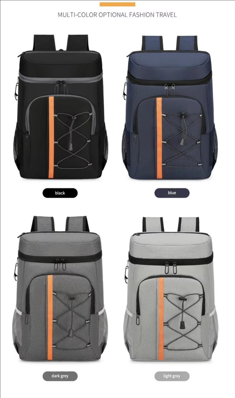 Large Capacity Thermal Bag Cooling Thickened Oxford Cube Lunch Box Insulated Bucket Storage Box Shoulder - product detail