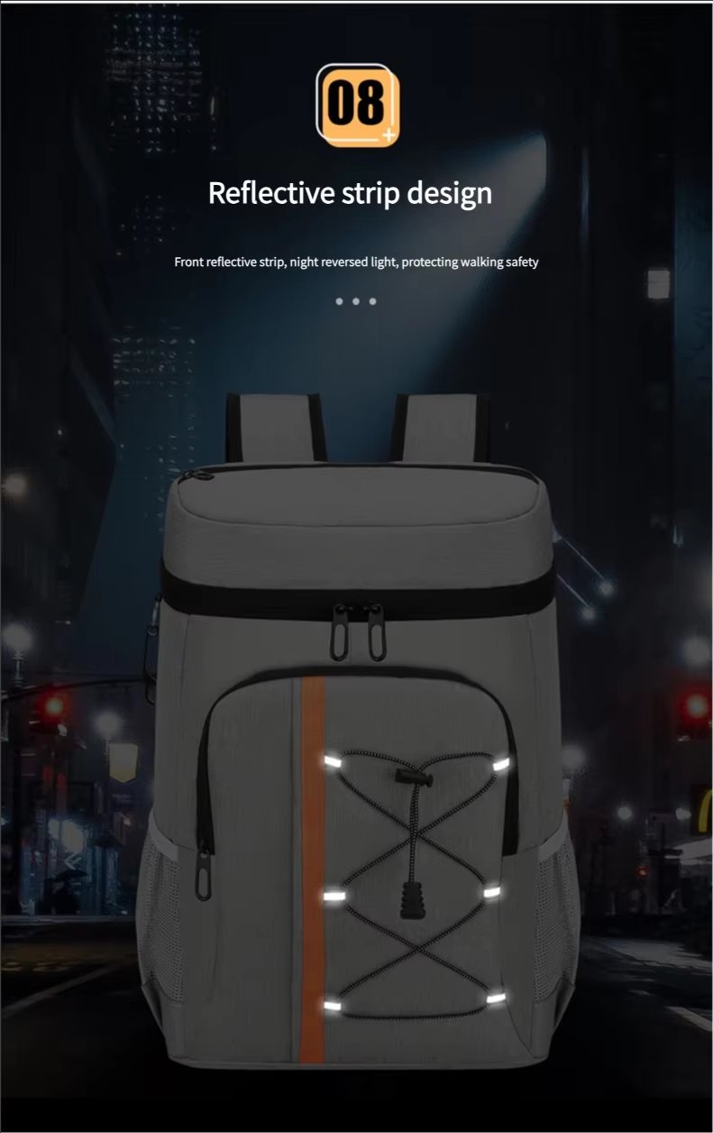 Large Capacity Thermal Bag Cooling Thickened Oxford Cube Lunch Box Insulated Bucket Storage Box Shoulder - product detail