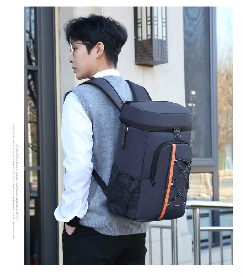 Large Capacity Thermal Bag Cooling Thickened Oxford Cube Lunch Box Insulated Bucket Storage Box Shoulder - product detail