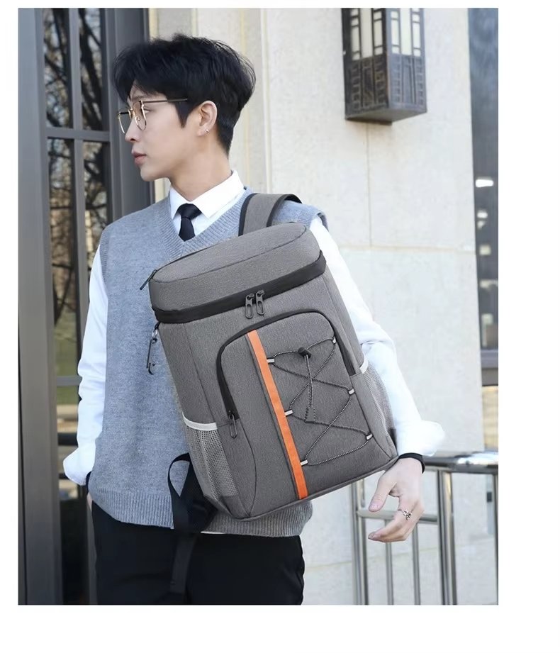 Large Capacity Thermal Bag Cooling Thickened Oxford Cube Lunch Box Insulated Bucket Storage Box Shoulder - product detail