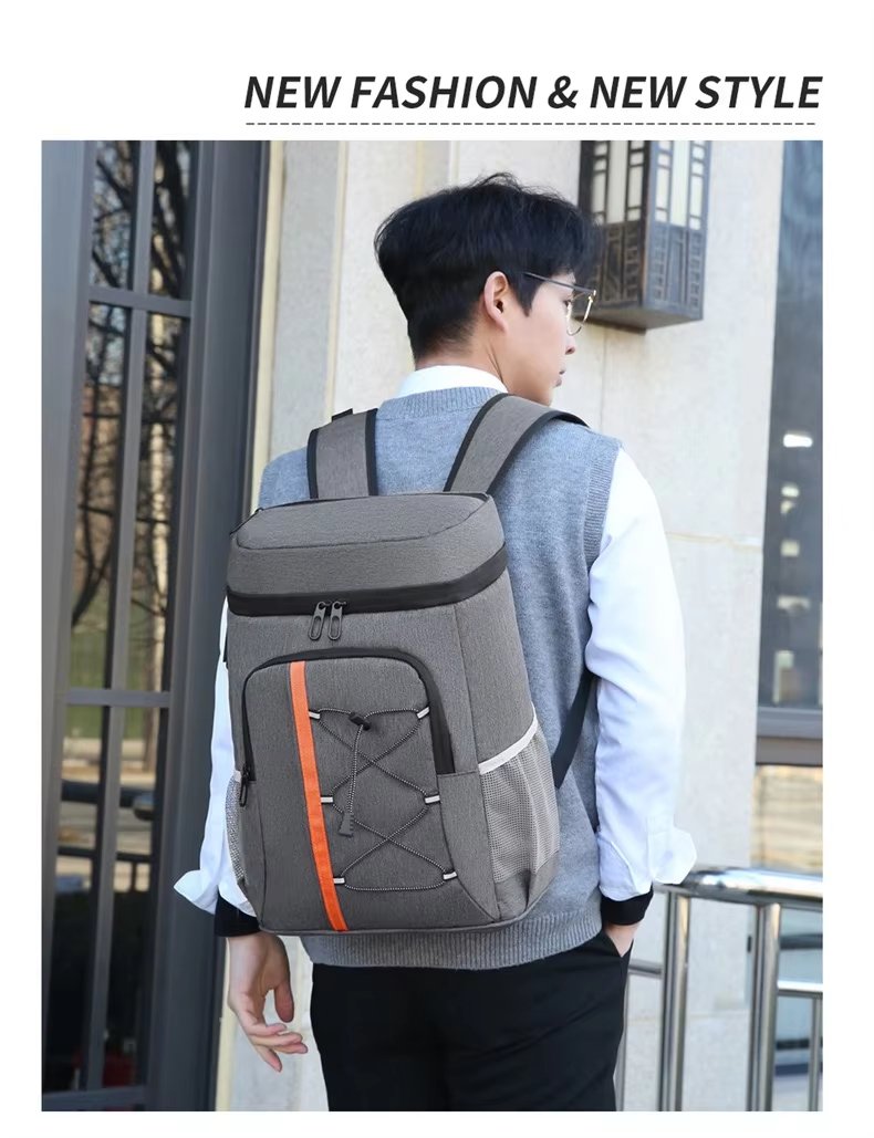 Large Capacity Thermal Bag Cooling Thickened Oxford Cube Lunch Box Insulated Bucket Storage Box Shoulder - product detail