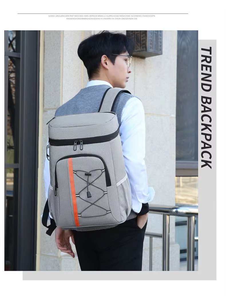 Large Capacity Thermal Bag Cooling Thickened Oxford Cube Lunch Box Insulated Bucket Storage Box Shoulder - product detail