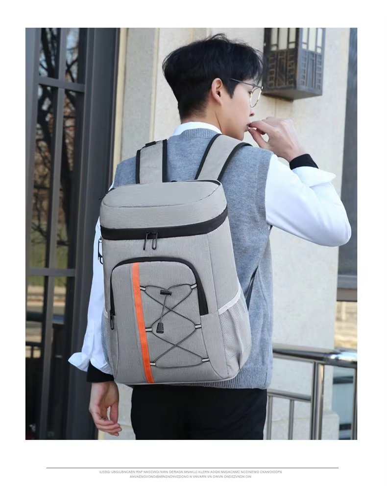 Large Capacity Thermal Bag Cooling Thickened Oxford Cube Lunch Box Insulated Bucket Storage Box Shoulder - product detail