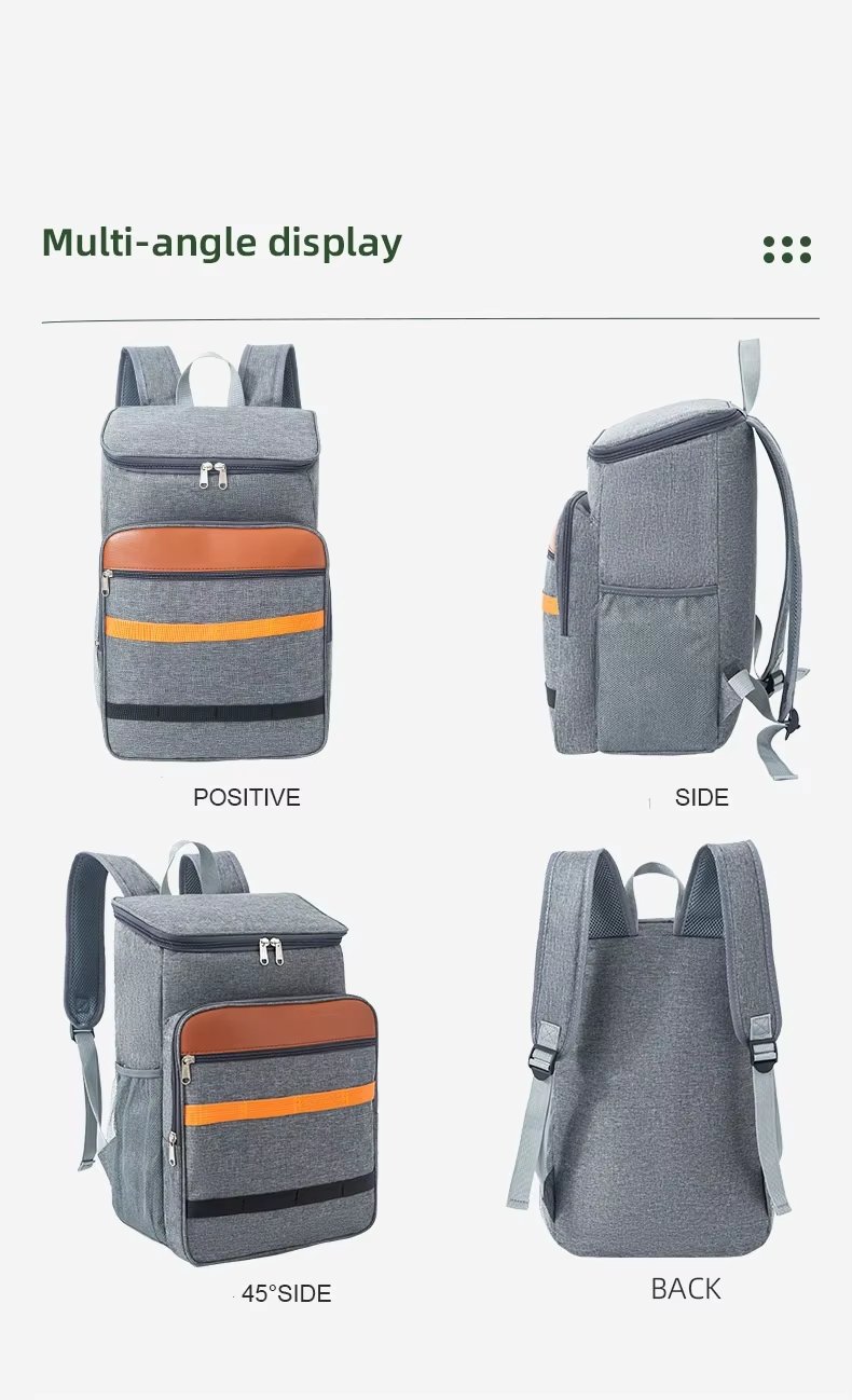 Waterproof Lightweight Thermal Insulation Backpack Large Leak-Proof Soft Insulated Picnic Lunch Bags Cooler - product detail