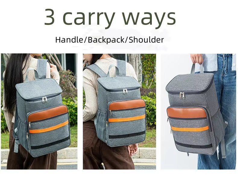 Waterproof Lightweight Thermal Insulation Backpack Large Leak-Proof Soft Insulated Picnic Lunch Bags Cooler - product detail