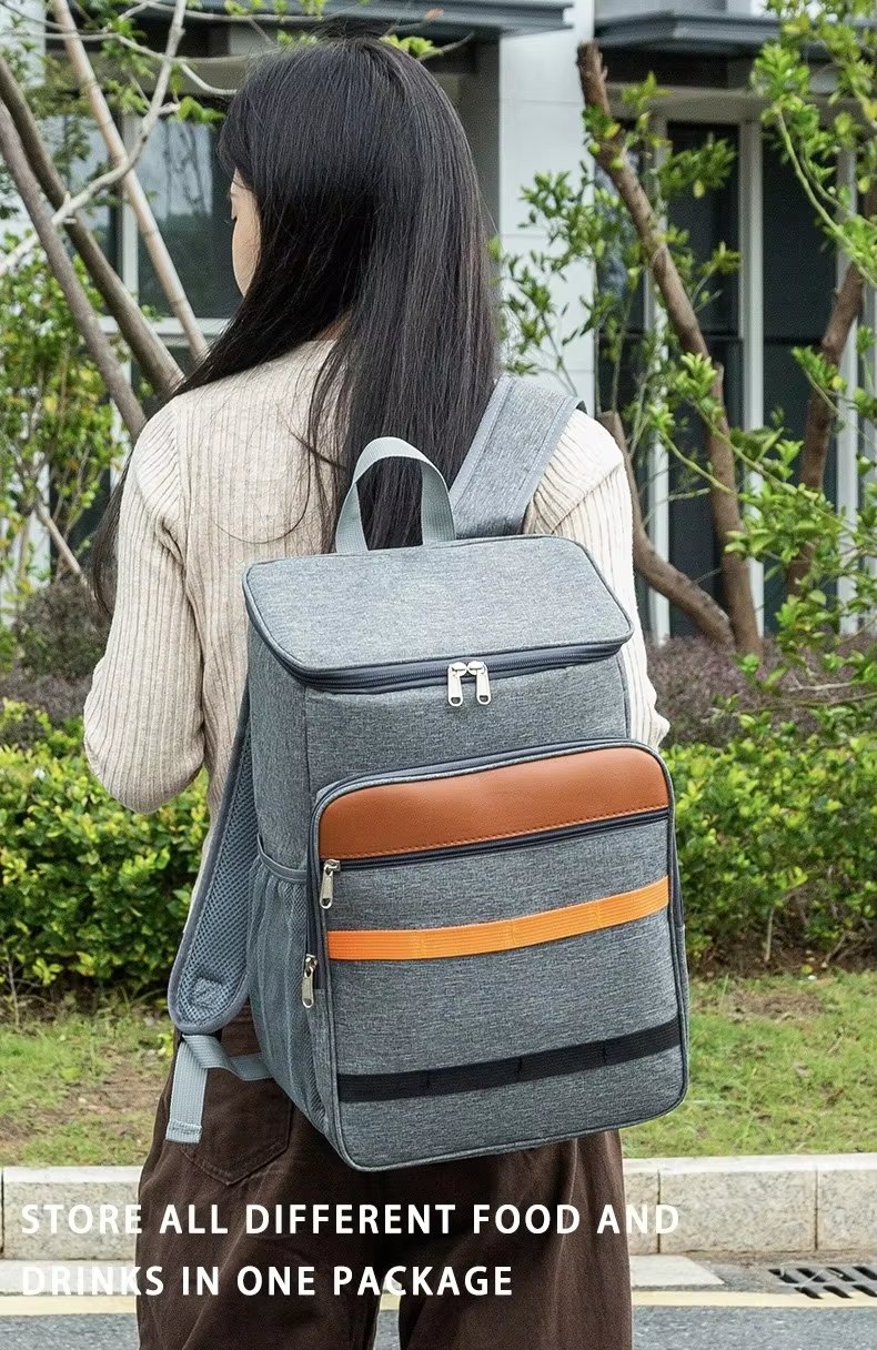 Waterproof Lightweight Thermal Insulation Backpack Large Leak-Proof Soft Insulated Picnic Lunch Bags Cooler - product detail