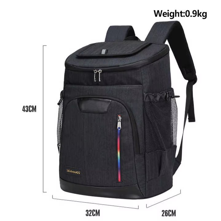 Leakproof Can Camping Hiking Picnic Backpack Waterproof Food Delivery Wine Thermal Ice Pack Insulated Lunch Cooler Bag - product detail