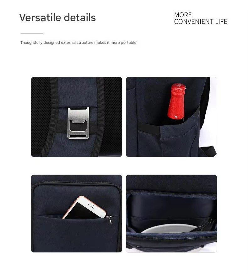 Dual-Compartment Insulated Cooler Backpack for Travel and Camping product detail