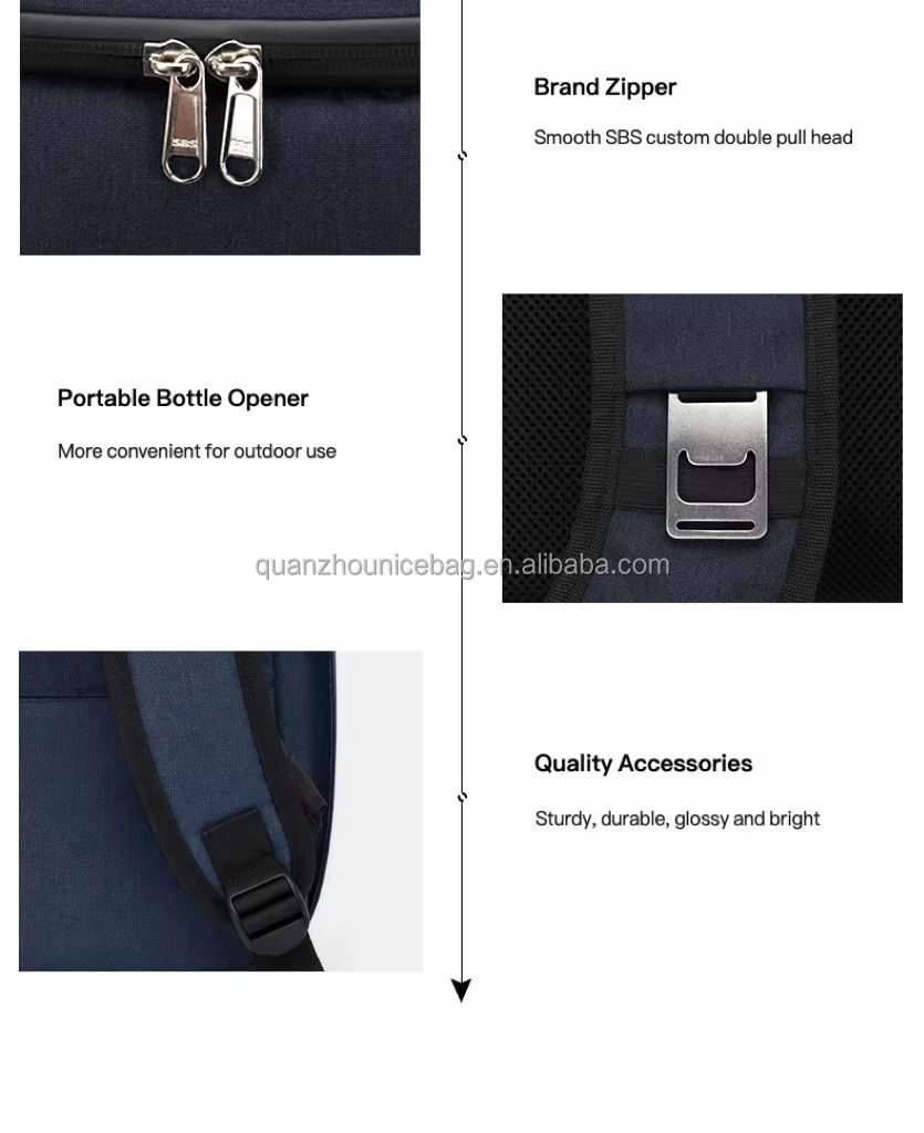 Dual-Compartment Insulated Cooler Backpack for Travel and Camping product detail