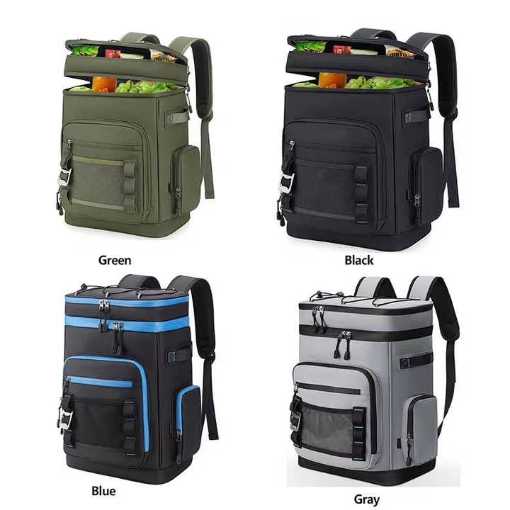 Collapsible Square Insulated Handheld Thermal Lunch Tote Bag Custom Printing Large Capacity Cooler Box - product detail