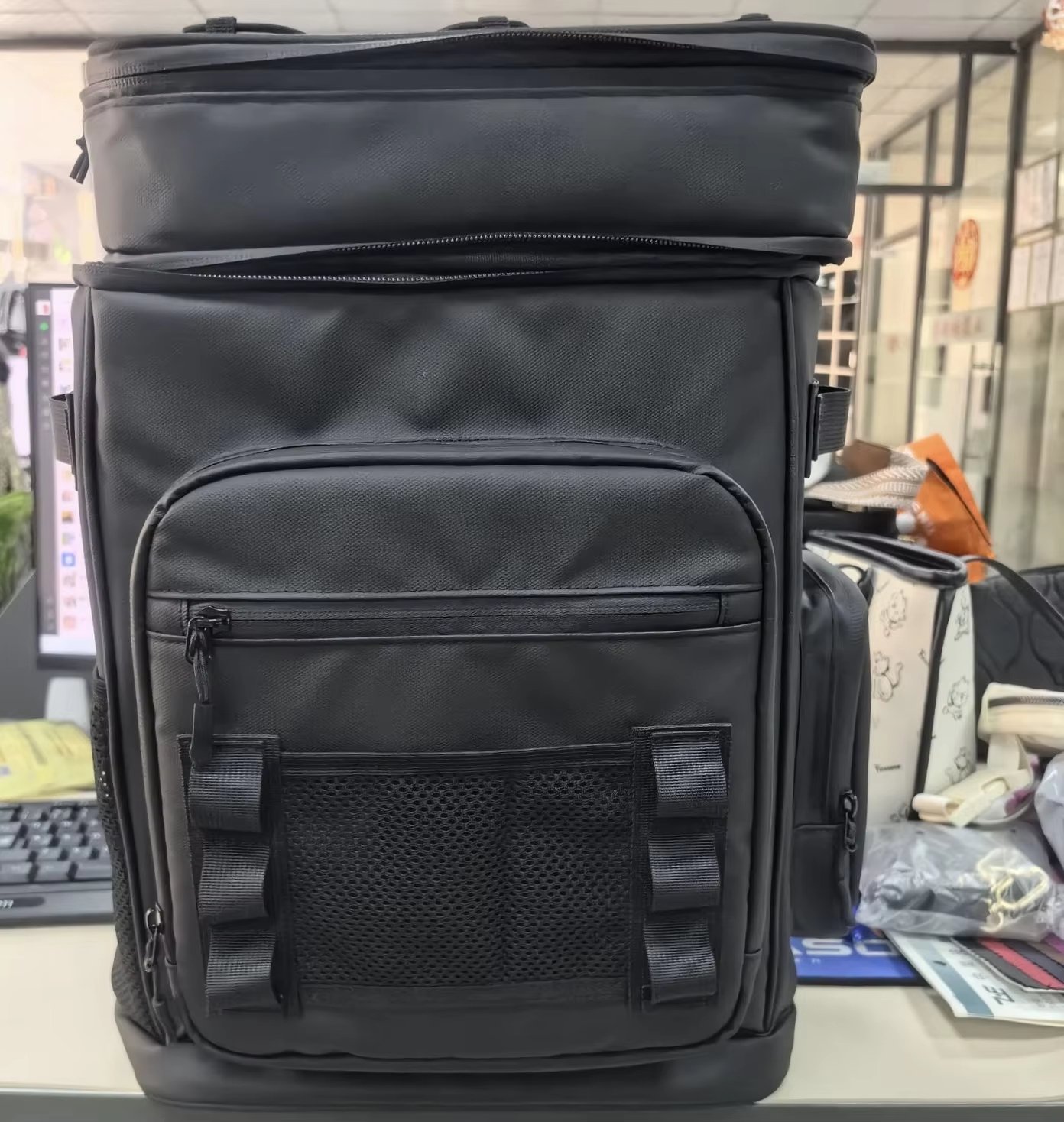 Collapsible Square Insulated Handheld Thermal Lunch Tote Bag Custom Printing Large Capacity Cooler Box - product detail