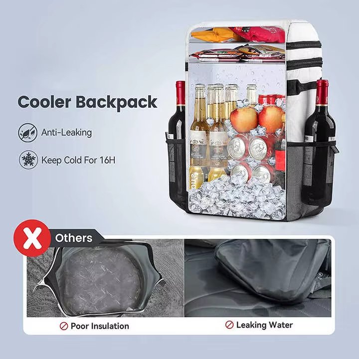600D Oxford Soft Tote Cooler Box Insulated Office Travel and Picnic Thermal Lunch Bag with Shoulder Strap - product detail
