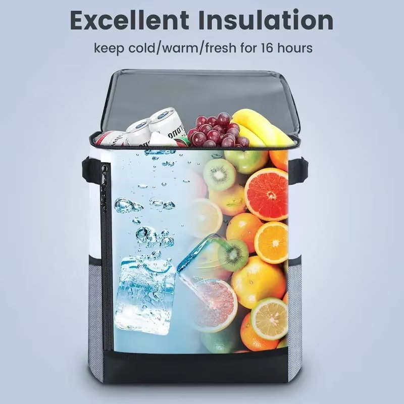 600D Oxford Soft Tote Cooler Box Insulated Office Travel and Picnic Thermal Lunch Bag with Shoulder Strap - product detail