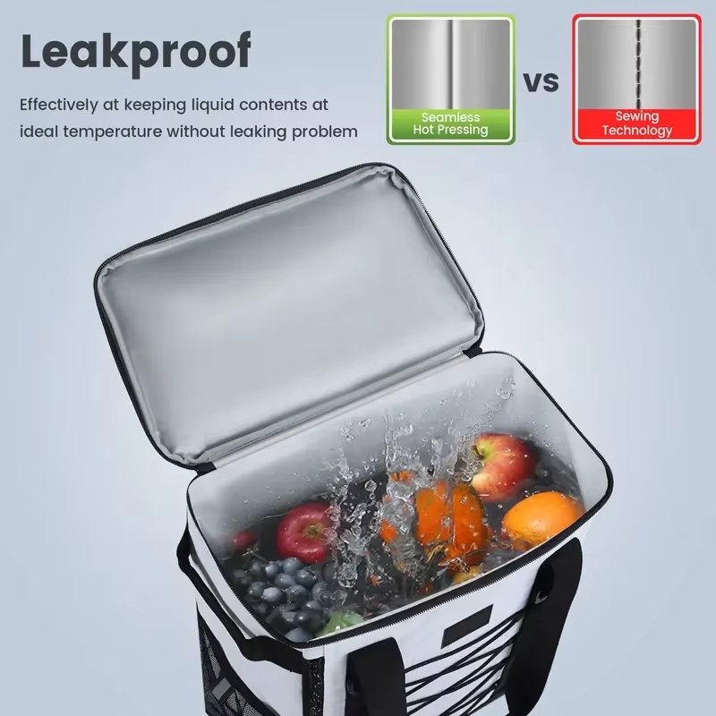 600D Oxford Soft Tote Cooler Box Insulated Office Travel and Picnic Thermal Lunch Bag with Shoulder Strap - product detail