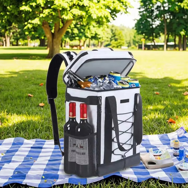 600D Oxford Soft Tote Cooler Box Insulated Office Travel and Picnic Thermal Lunch Bag with Shoulder Strap - product detail