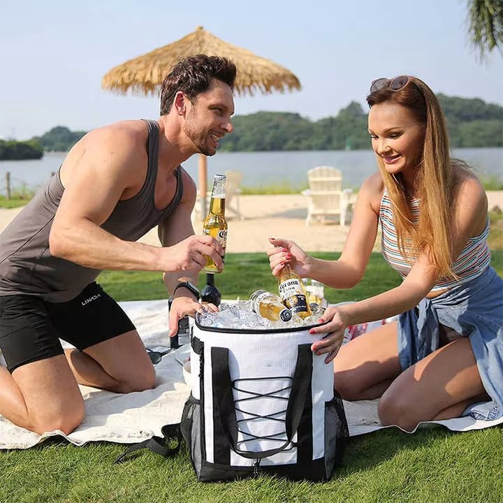 600D Oxford Soft Tote Cooler Box Insulated Office Travel and Picnic Thermal Lunch Bag with Shoulder Strap - product detail