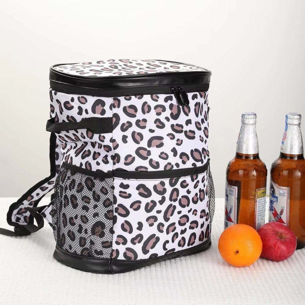 Oxford Leakproof Lunch Beach Cooler Backpack Double Shoulder Portable Waterproof Insulated Picnic Thermal Bag - product detail