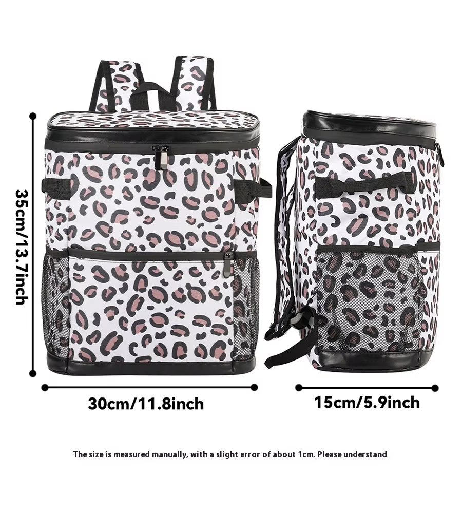Oxford Leakproof Lunch Beach Cooler Backpack Double Shoulder Portable Waterproof Insulated Picnic Thermal Bag - product detail