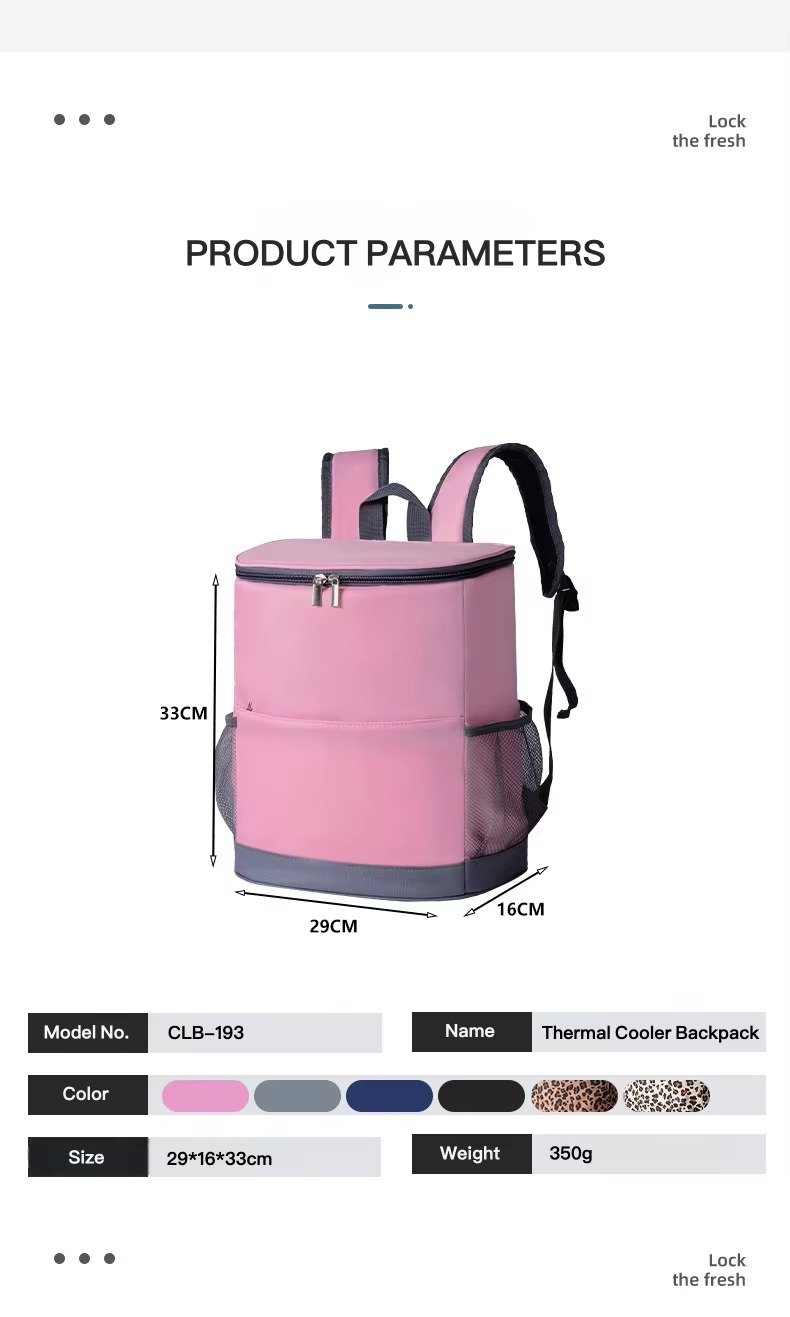 Long-Lasting Insulated Cooler Backpack, Lightweight and Leakproof product detail