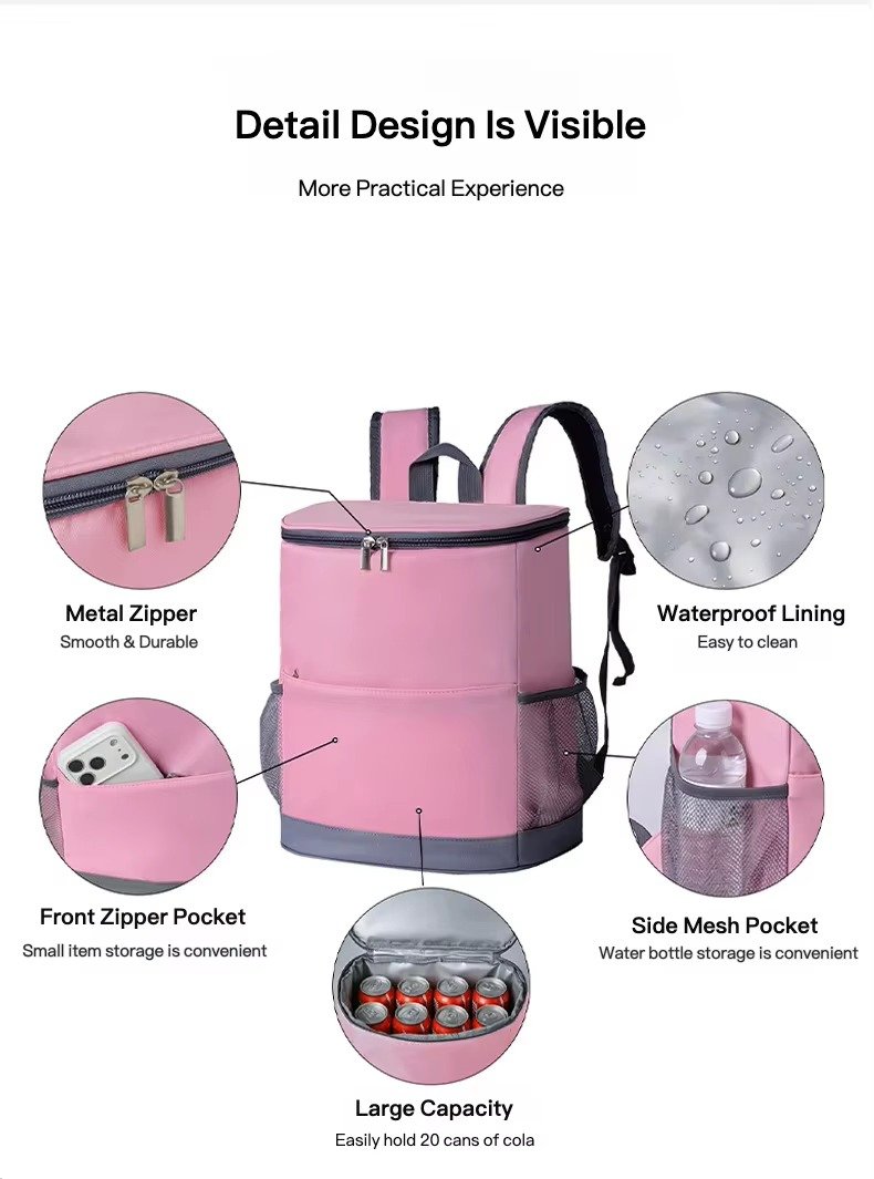 Long-Lasting Insulated Cooler Backpack, Lightweight and Leakproof product detail
