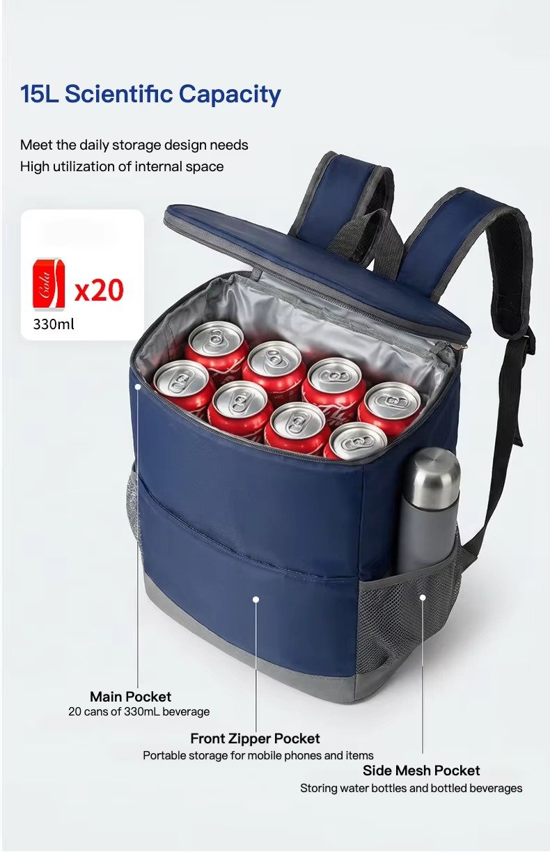 Long-Lasting Insulated Cooler Backpack, Lightweight and Leakproof product detail