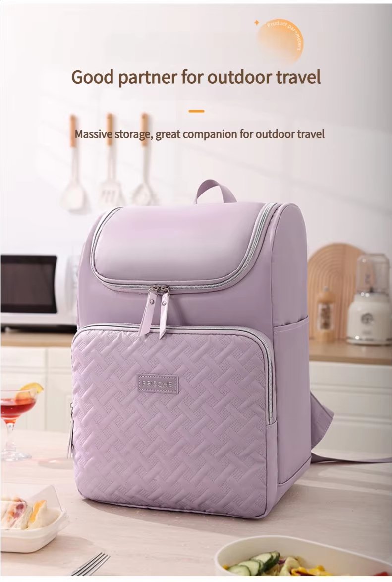 Large 20L TPU Waterproof Food Thermal Bags Leak Proof Insulated Soft Ice Cooler Backpack for Picnic Camping - product detail
