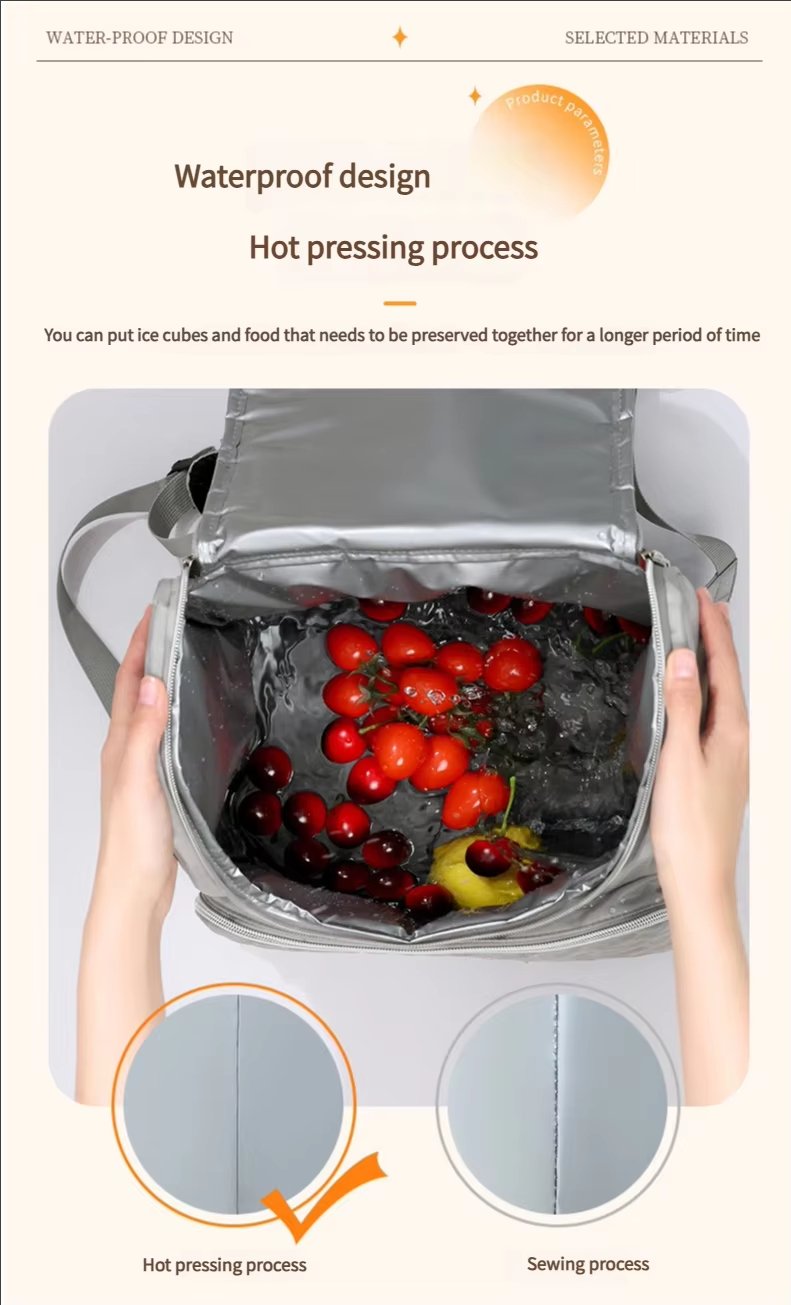 Large 20L TPU Waterproof Food Thermal Bags Leak Proof Insulated Soft Ice Cooler Backpack for Picnic Camping - product detail
