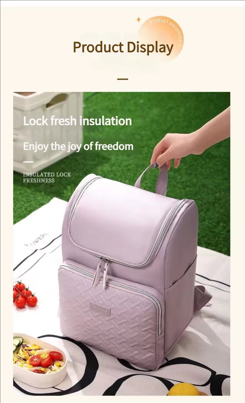 Large 20L TPU Waterproof Food Thermal Bags Leak Proof Insulated Soft Ice Cooler Backpack for Picnic Camping - product detail