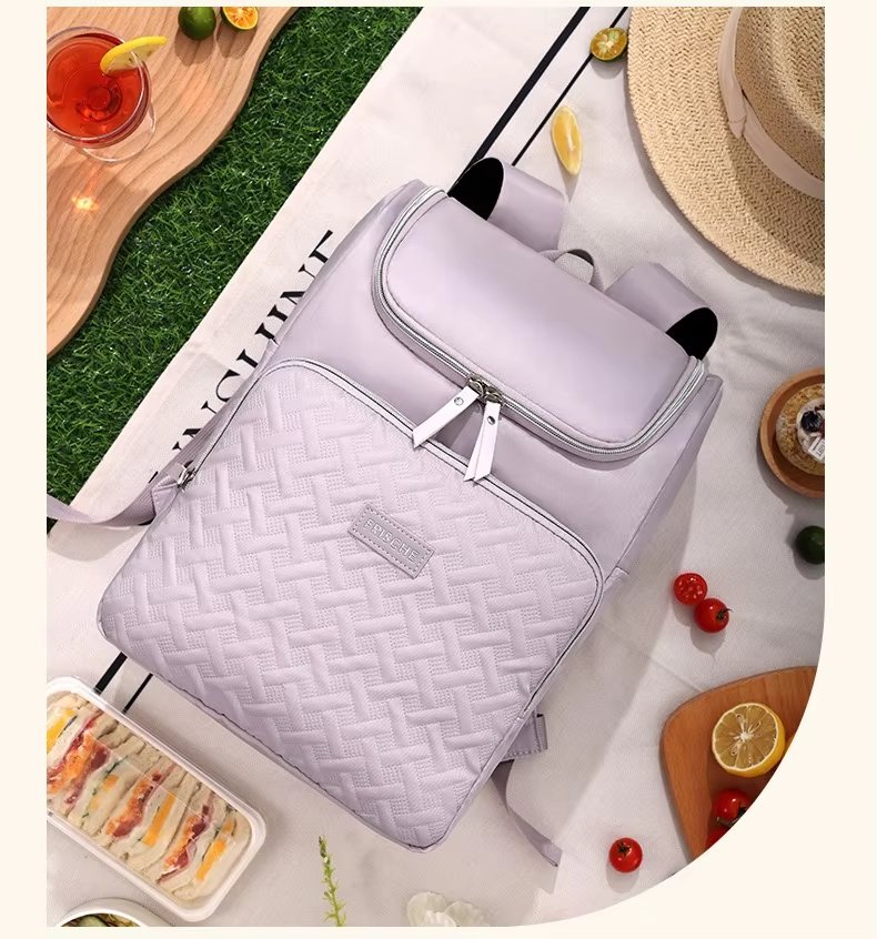 Large 20L TPU Waterproof Food Thermal Bags Leak Proof Insulated Soft Ice Cooler Backpack for Picnic Camping - product detail