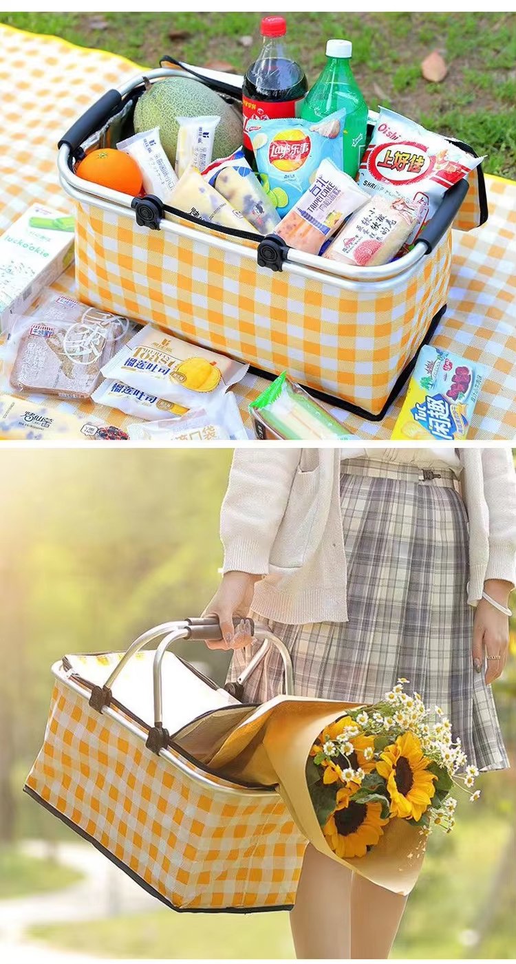 Quality 3-Layer Thick Cooler Bag with Shoulder Strap Oxford Material Insulated Picnic Lunch Box - product detail