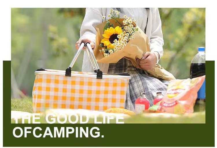 Quality 3-Layer Thick Cooler Bag with Shoulder Strap Oxford Material Insulated Picnic Lunch Box - product detail