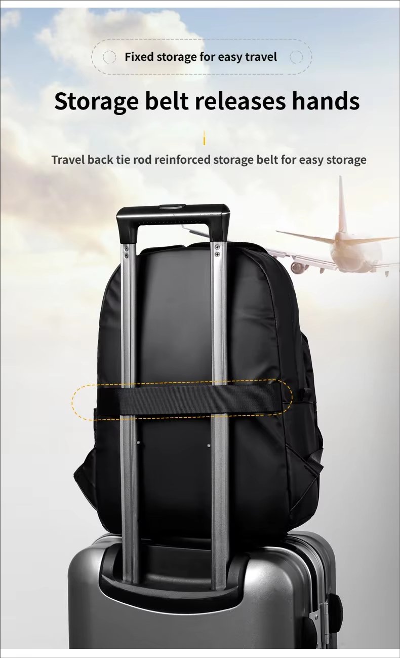 Water-Resistant Lightweight Modern Business Travel Oxford Laptop Backpack product detail
