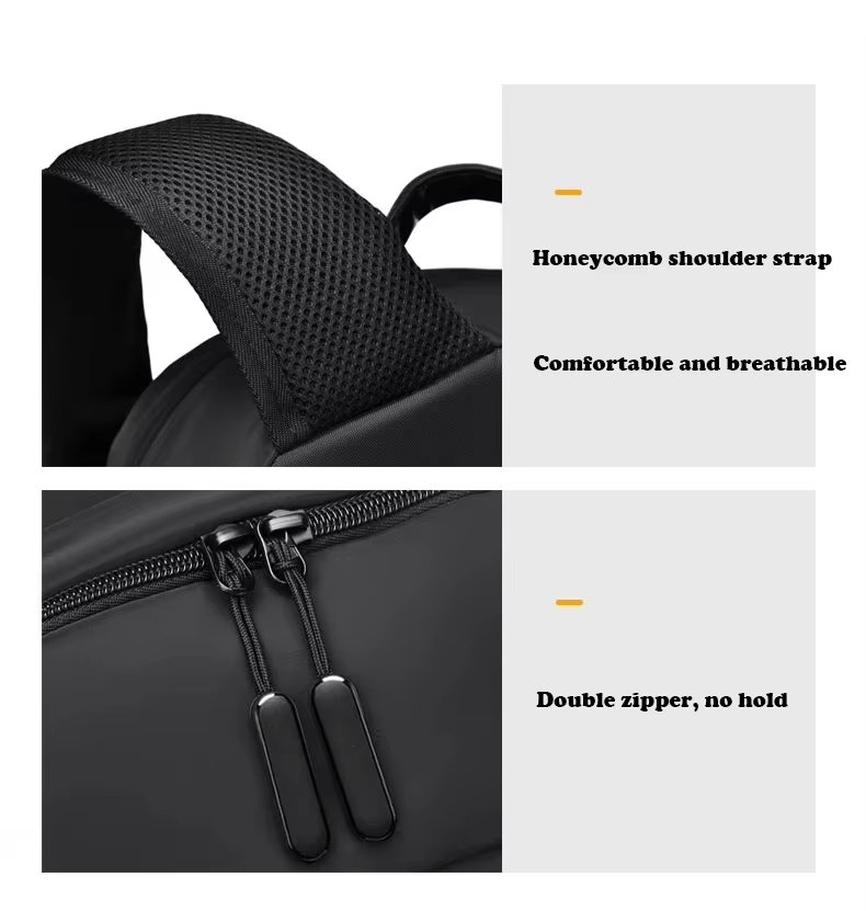 Water-Resistant Large Capacity USB Vintage Oxford Laptop Backpack product detail