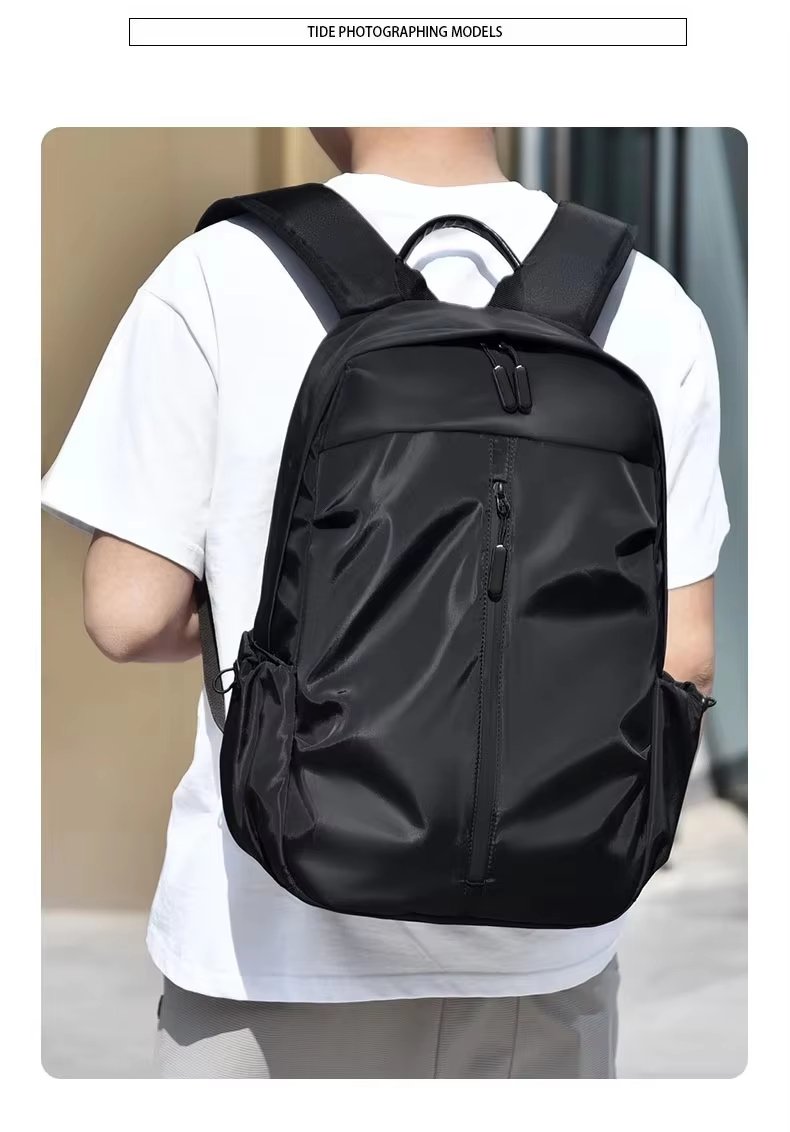 Water-Resistant Large Capacity USB Vintage Oxford Laptop Backpack product detail