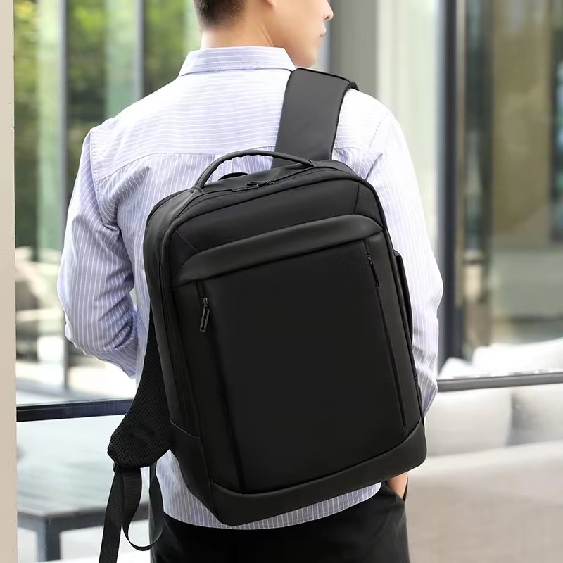 Anti-Theft Water-Resistant USB Vintage School Oxford Laptop Backpack product detail