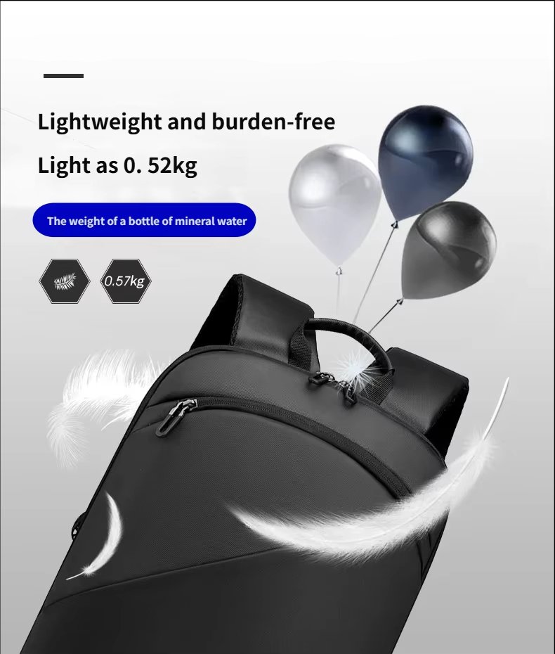 Water-Resistant Lightweight Slim Business School Oxford Laptop Backpack product detail