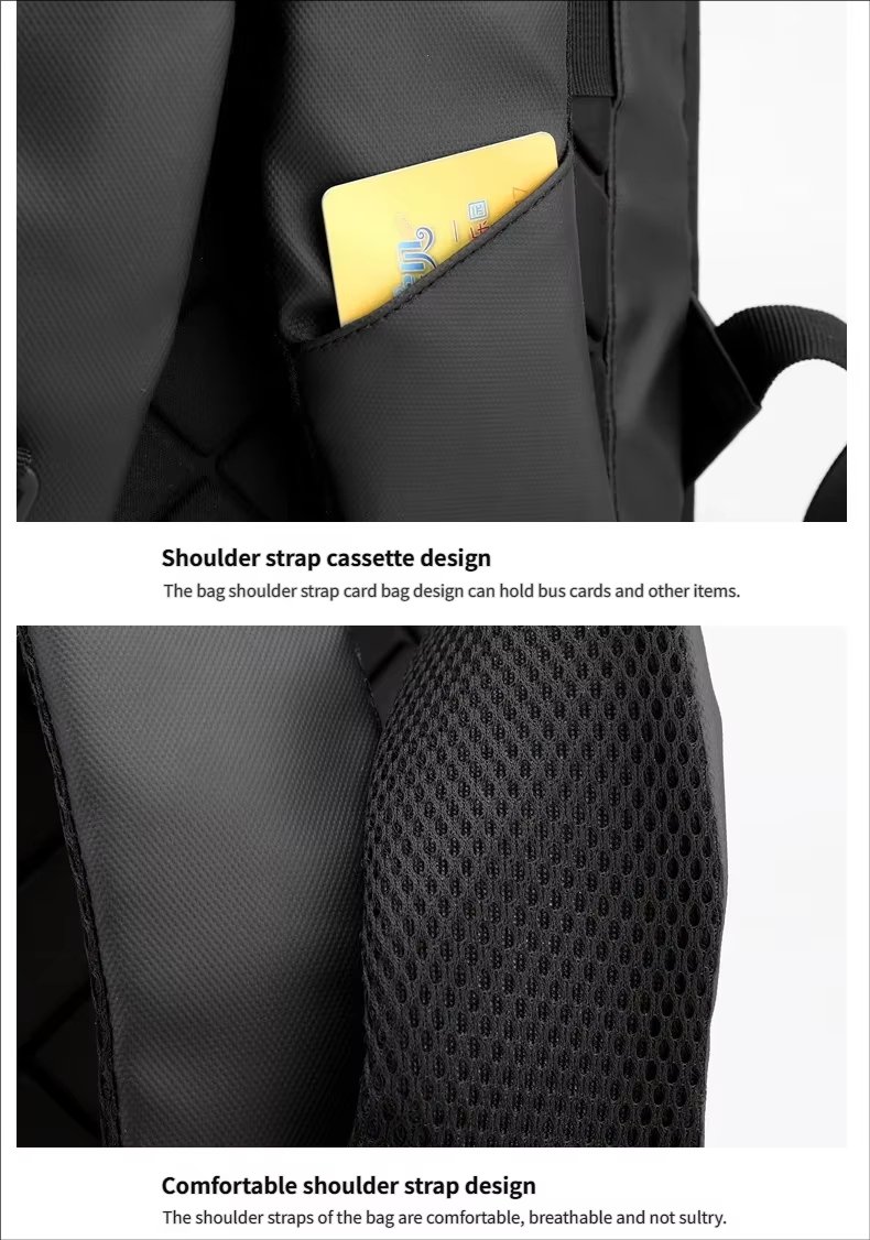 Water-Resistant Lightweight Slim Business School Oxford Laptop Backpack product detail