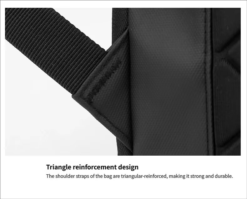 Water-Resistant Lightweight Slim Business School Oxford Laptop Backpack product detail
