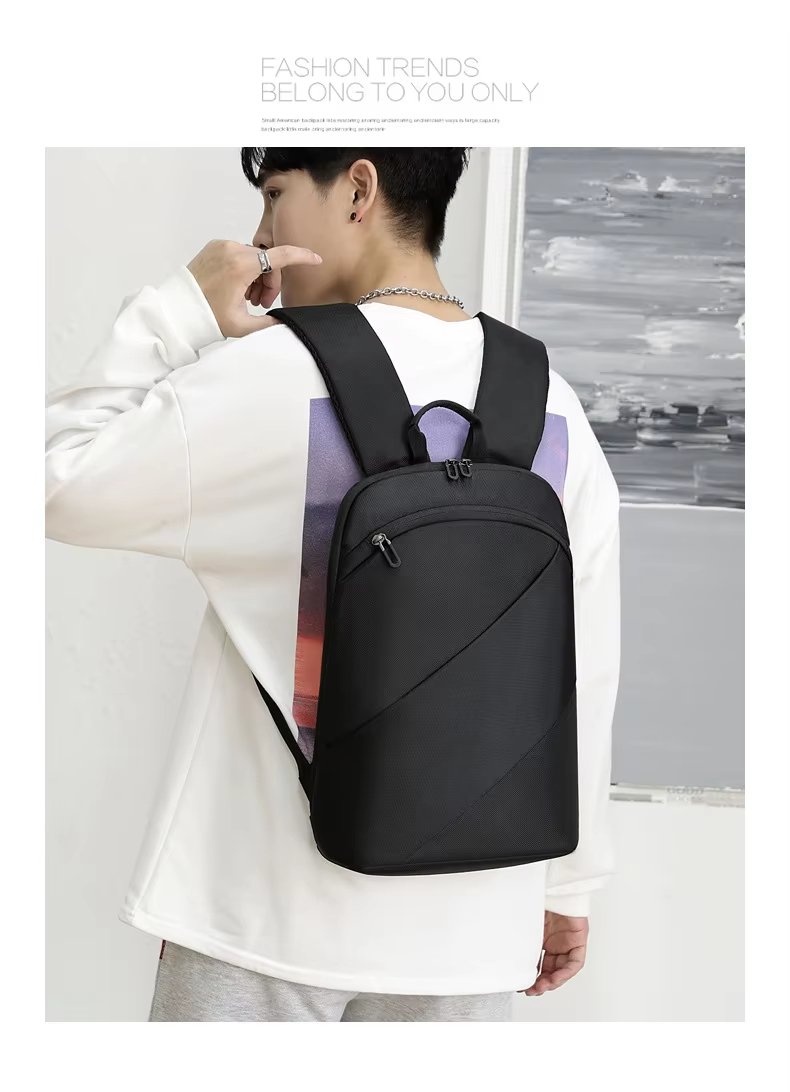 Water-Resistant Lightweight Slim Business School Oxford Laptop Backpack product detail