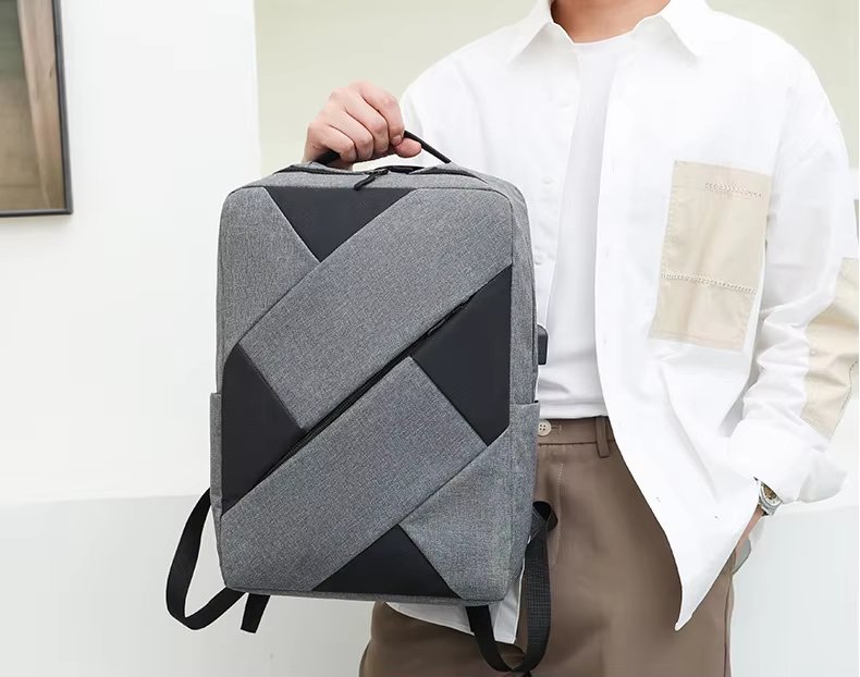 Large Capacity USB Modern Business Travel Oxford Laptop Backpack product detail