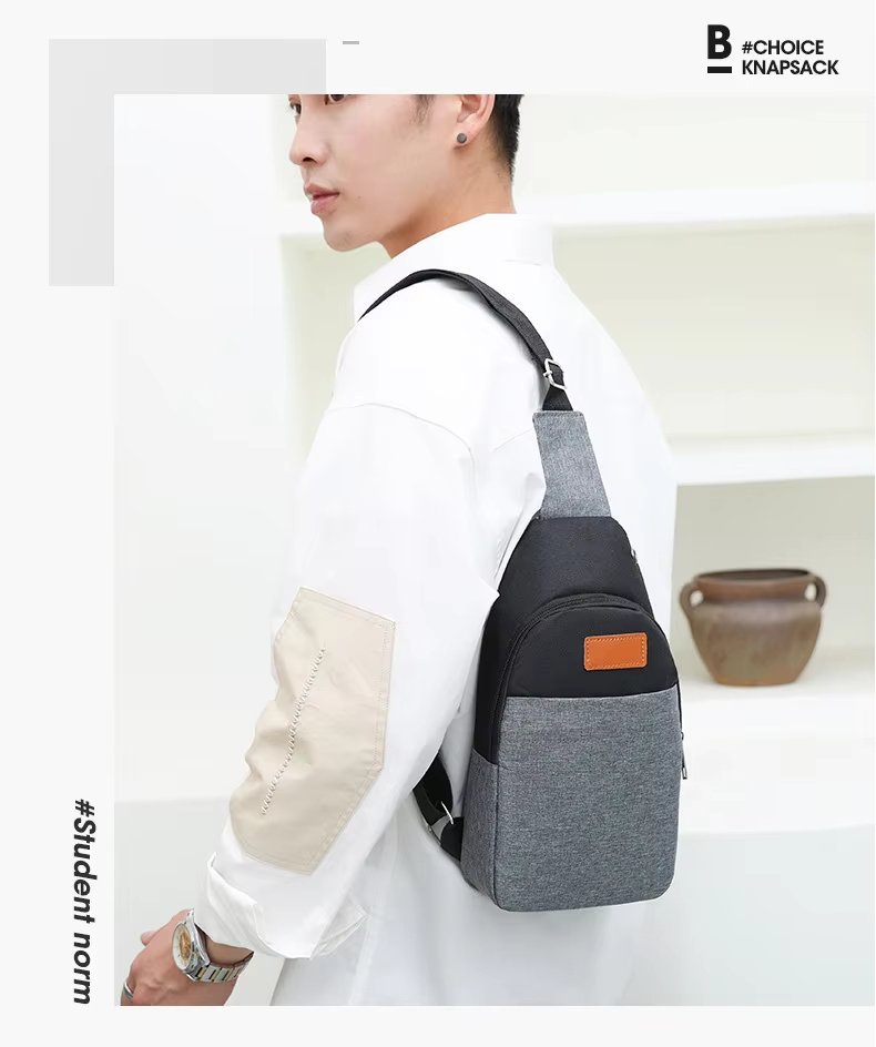 Large Capacity USB Modern Business Travel Oxford Laptop Backpack product detail