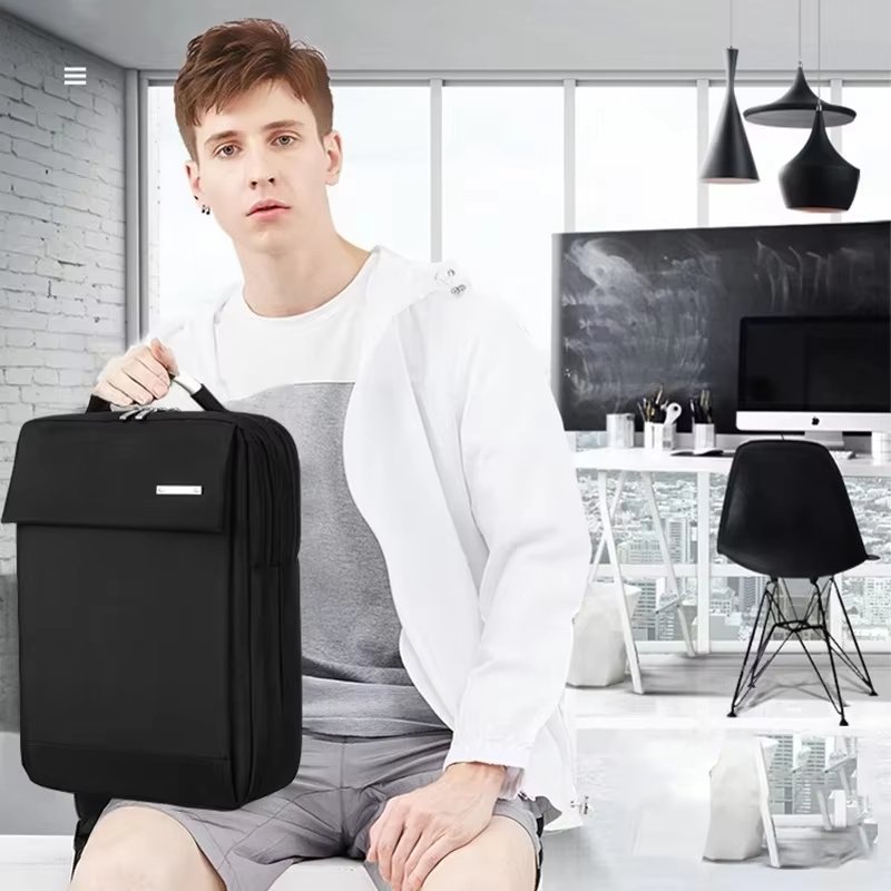 USB Vintage Business Travel Casual Oxford Laptop Backpack product detail