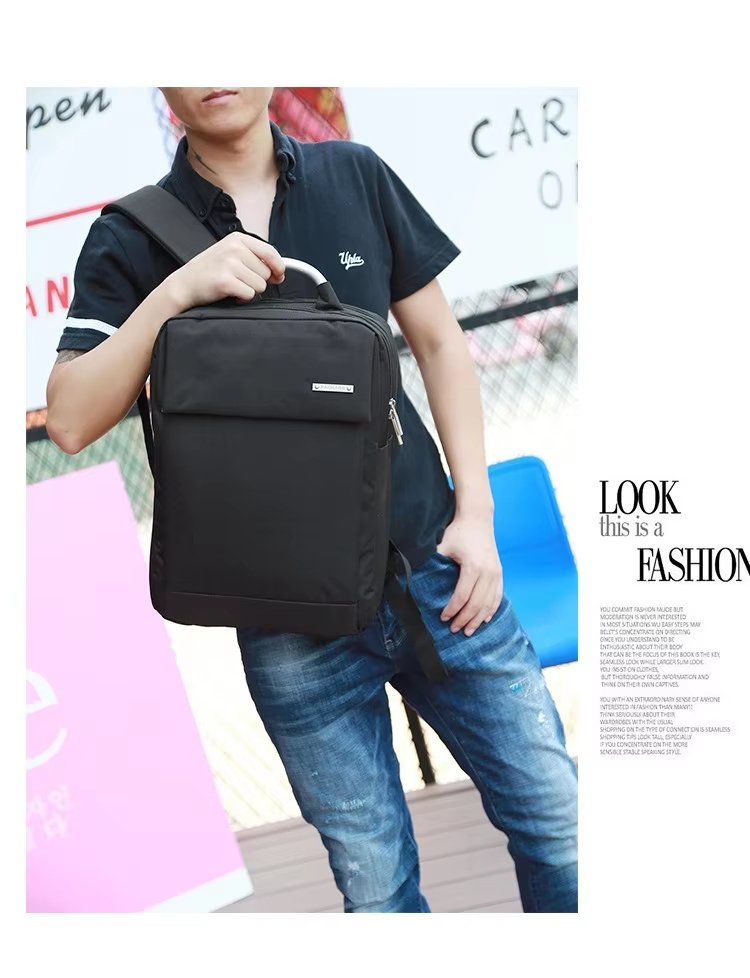 USB Vintage Business Travel Casual Oxford Laptop Backpack product detail