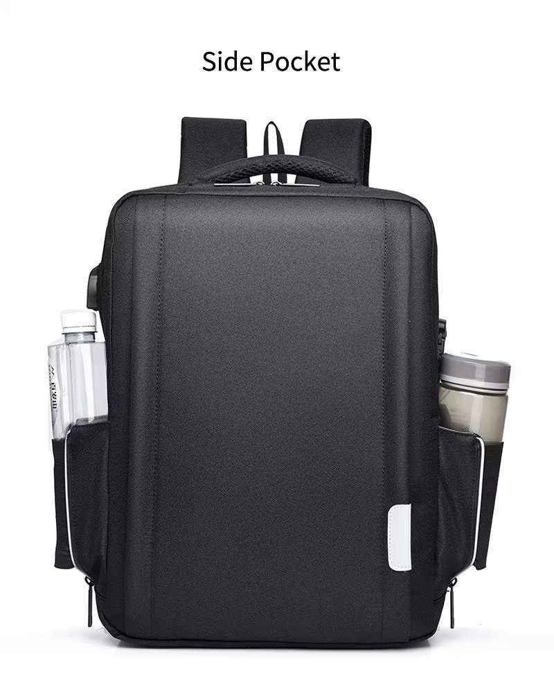 Anti-Theft Water-Resistant Large Capacity USB Business Polyester Laptop Backpack product detail