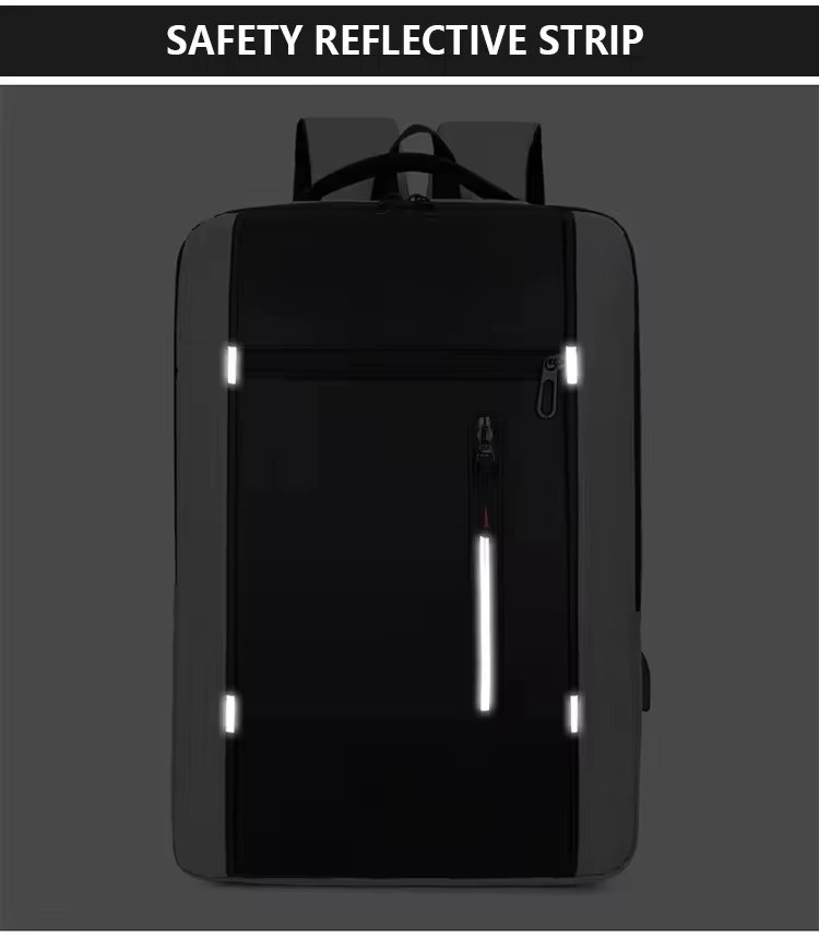 Anti-Theft Water-Resistant USB Vintage Business Oxford Laptop Backpack product detail