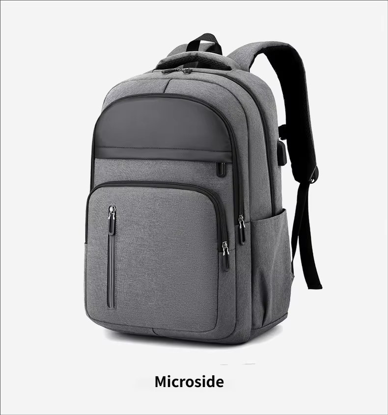 Anti-Theft Water-Resistant Lightweight USB Outdoor Nylon Laptop Backpack product detail
