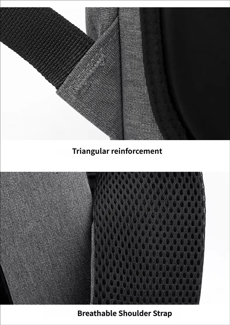 Anti-Theft Water-Resistant Lightweight USB Outdoor Nylon Laptop Backpack product detail