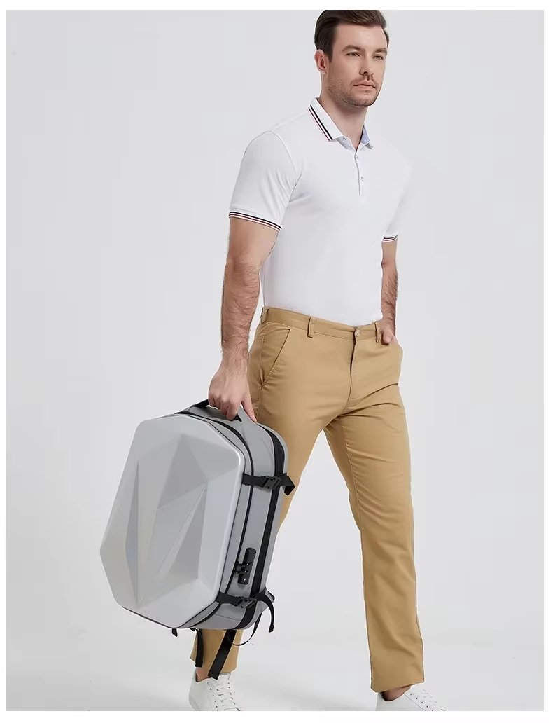 Anti-Theft Large Capacity Expandable USB Modern ABS Laptop Backpack product detail